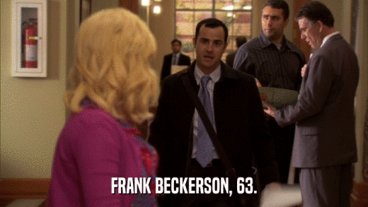FRANK BECKERSON, 63.  