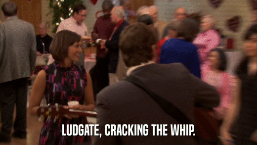 LUDGATE, CRACKING THE WHIP.  