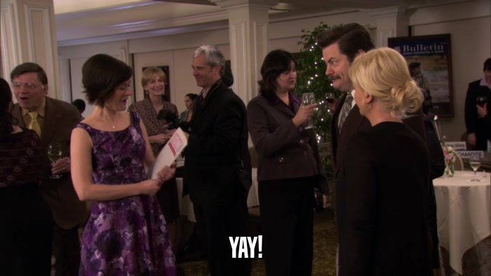 YAY!  