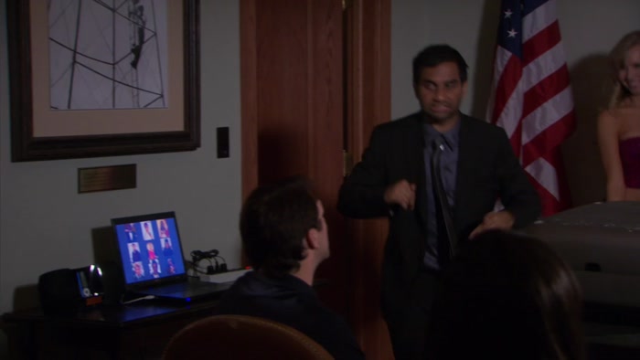 IN PAWNEE'S HOTTEST CLUB. BUT THEY CAN'T. 
