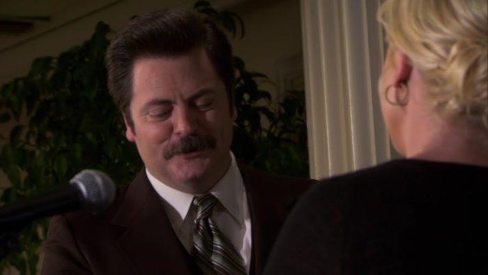 - NO, NO. REALLY. - NO, RON, YOU DESERVE IT. 