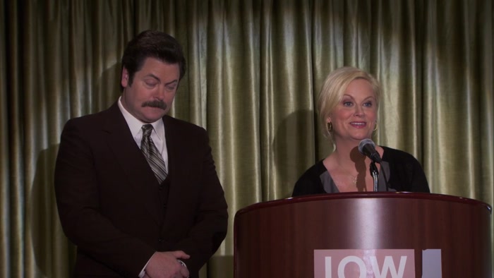 TO RON SWANSON.  