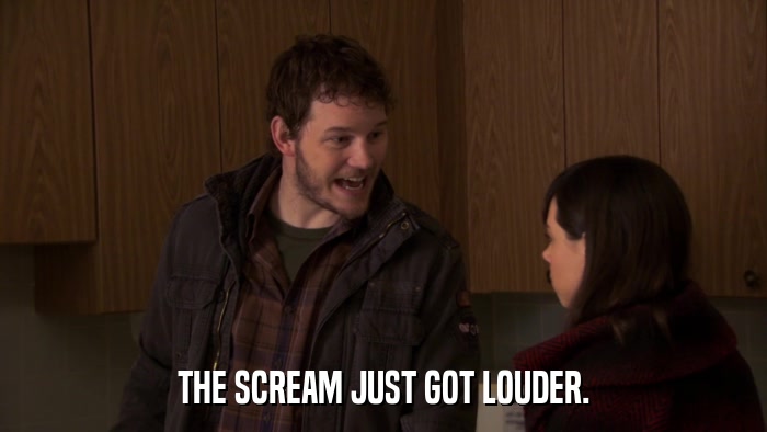 THE SCREAM JUST GOT LOUDER.  