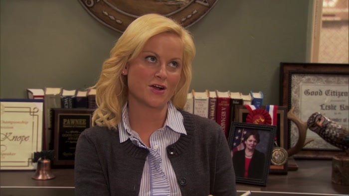 YOU KNOW WHO YOU SHOULD TALK TO? RON SWANSON. 