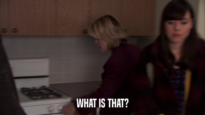WHAT IS THAT?  