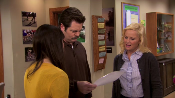 YOU'RE PAWNEE'S WOMAN OF THE YEAR, IT LOOKS LIKE. 