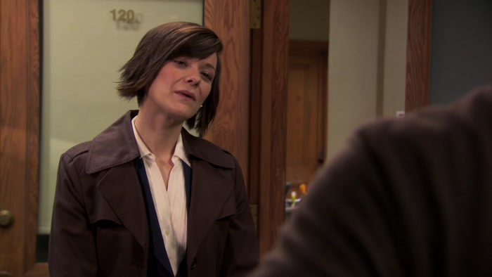 SO, I THINK THE AWARD SHOULD GO TO MISS KNOPE, HERE. 
