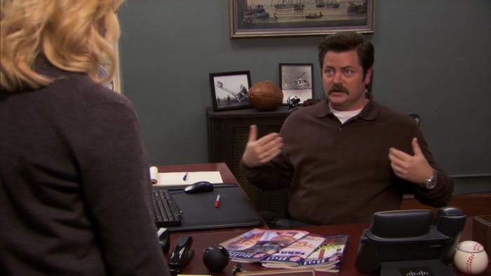 WHICH YOU'RE GREAT AT, IS MAKING ME LOOK GOOD. 