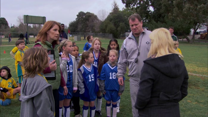 OKAY. COULD YOU JUST SHARE THE FIELD WITH THE GIRLS TODAY, PLEASE? 