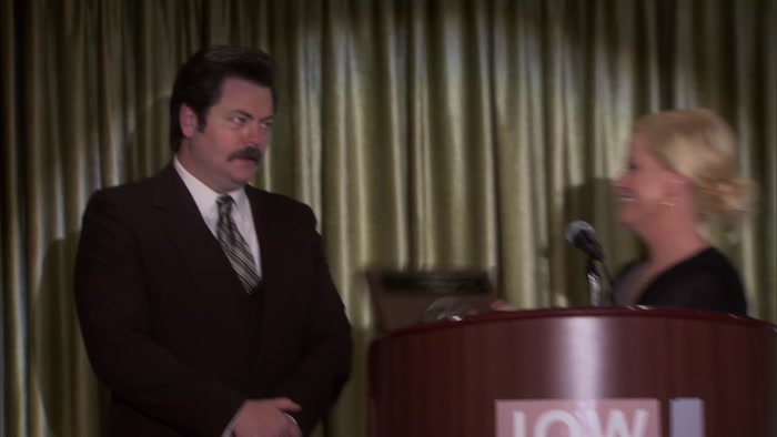 TO RON SWANSON.  