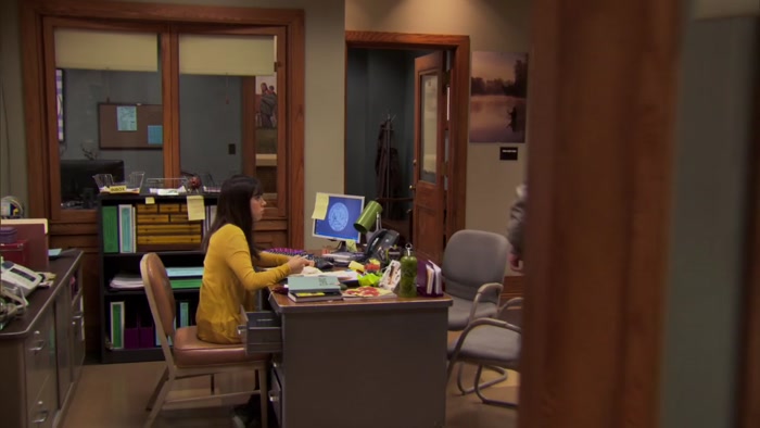 EXCUSE ME? RON, SOMEONE'S COMING IN. 