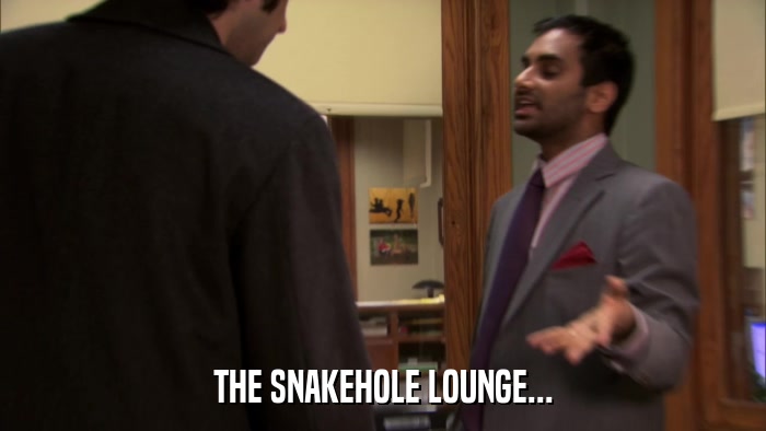 THE SNAKEHOLE LOUNGE...  