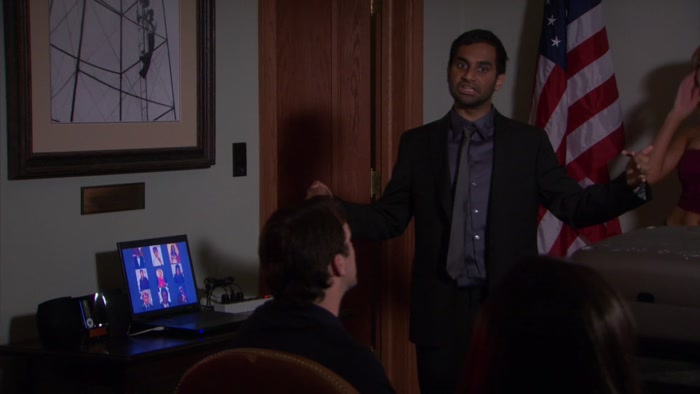 IN PAWNEE'S HOTTEST CLUB. BUT THEY CAN'T. 