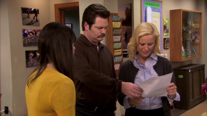 YOU'RE PAWNEE'S WOMAN OF THE YEAR, IT LOOKS LIKE. 