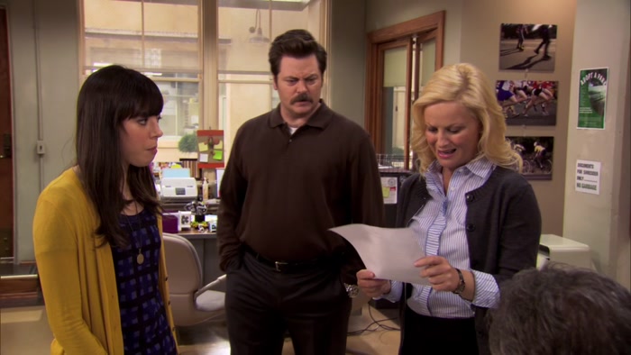 YOU'RE PAWNEE'S WOMAN OF THE YEAR, IT LOOKS LIKE. 