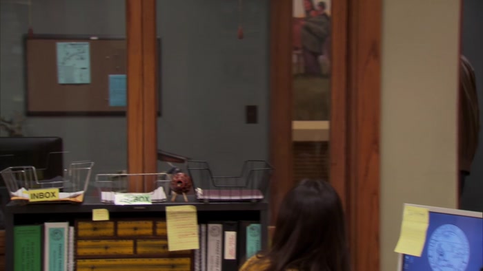 EXCUSE ME? RON, SOMEONE'S COMING IN. 