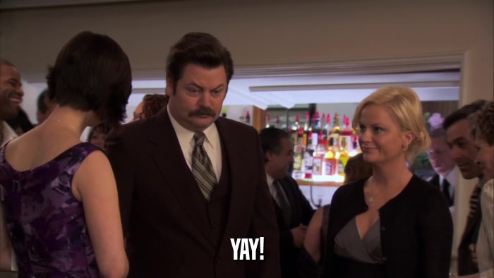 YAY!  