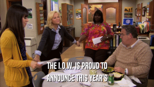 THE I.O.W. IS PROUD TO ANNOUNCE THIS YEAR'S 