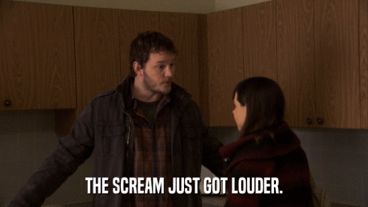 THE SCREAM JUST GOT LOUDER.  