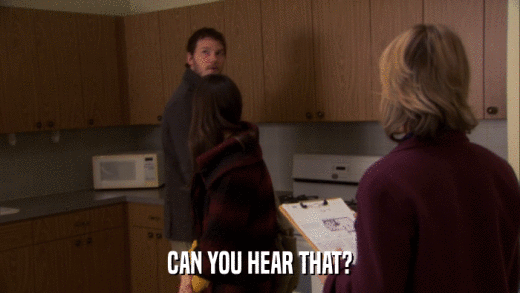 CAN YOU HEAR THAT?  