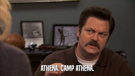 ATHENA. CAMP ATHENA.  