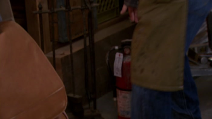 GOOD THING I'VE GOT A FIRE EXTINGUISHER, WHICH, I CAN ASSURE YOU, 