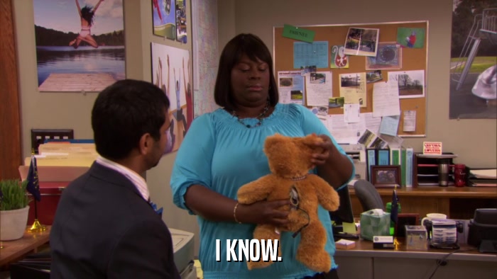 I KNOW.  