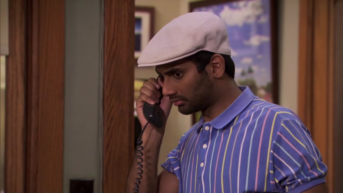 OH, MY GOD! IT'S CHEWING ON EVERYTHING! DON'T TELL LESLIE. 