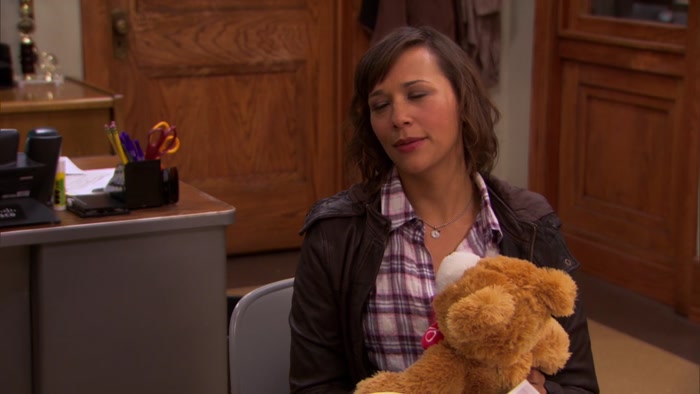 OKAY. THIS IS ONE OF THOSE NANNY-CAM TEDDY BEARS, ISN'T IT? 