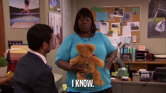 I KNOW.  