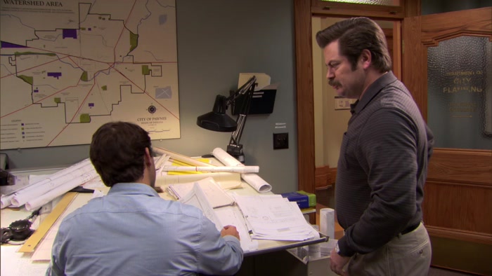 NEED MY BUDDY, MARK THE CITY PLANNER, TO SIGN OFF ON THE PLANS. 