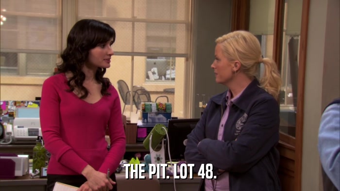 THE PIT. LOT 48.  