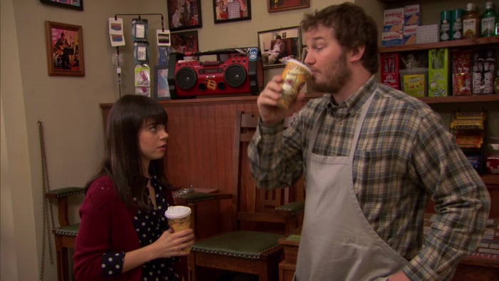 I ONLY EVER BRING YOU COFFEE.  