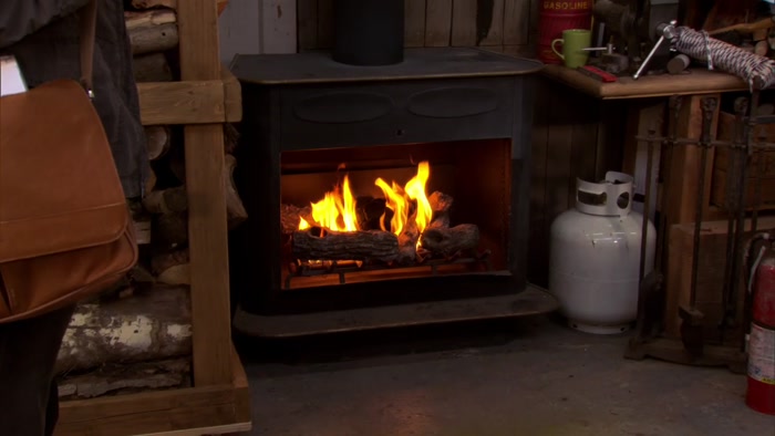GOOD THING I'VE GOT A FIRE EXTINGUISHER, WHICH, I CAN ASSURE YOU, 