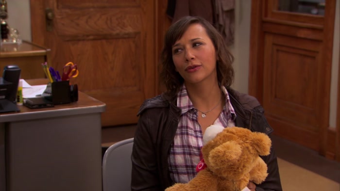 OKAY. THIS IS ONE OF THOSE NANNY-CAM TEDDY BEARS, ISN'T IT? 