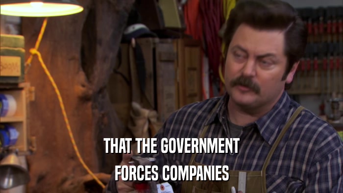 THAT THE GOVERNMENT FORCES COMPANIES 