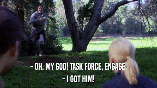 - OH, MY GOD! TASK FORCE, ENGAGE! - I GOT HIM! 