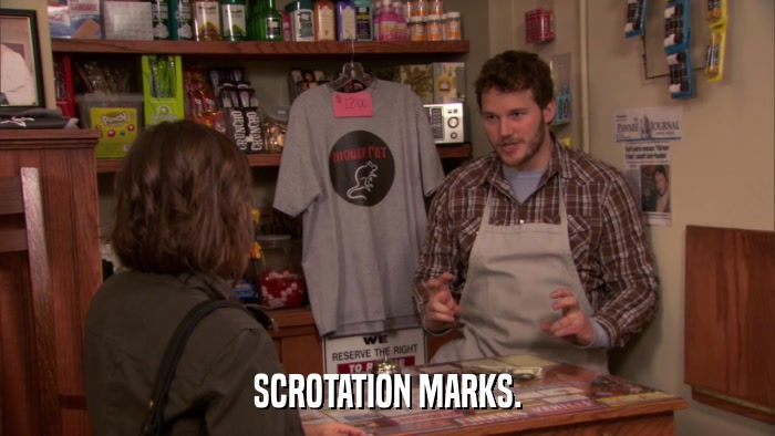 SCROTATION MARKS.  