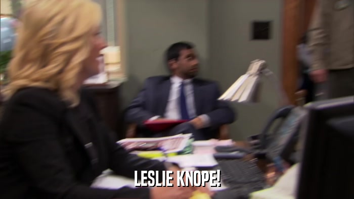 LESLIE KNOPE!  