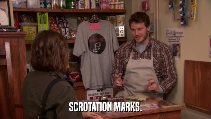 SCROTATION MARKS.  