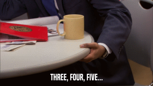 THREE, FOUR, FIVE...  