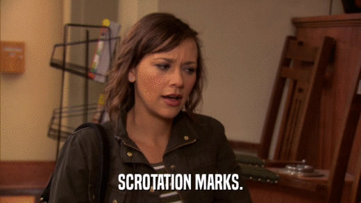 SCROTATION MARKS.  