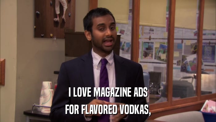 I LOVE MAGAZINE ADS FOR FLAVORED VODKAS, 