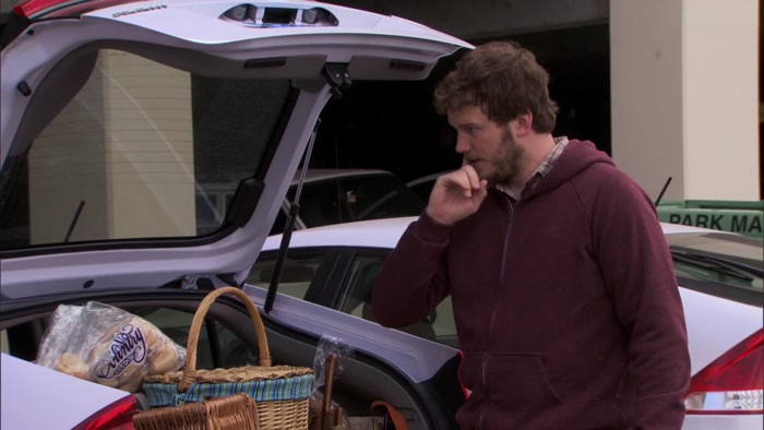 APRIL THREW THE SMOKED SALMON ON THE ROOF. 
