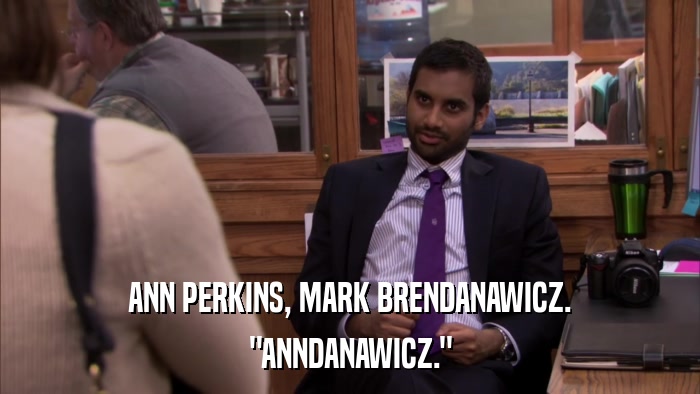 ANN PERKINS, MARK BRENDANAWICZ. 