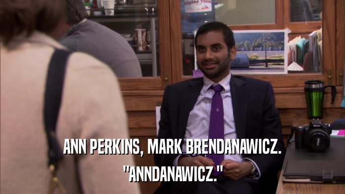 ANN PERKINS, MARK BRENDANAWICZ. 
