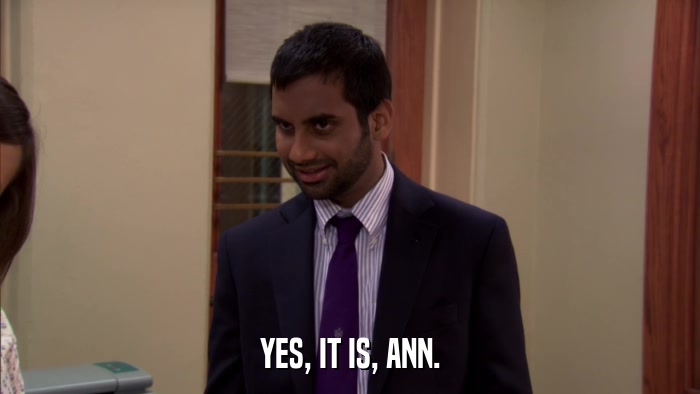 YES, IT IS, ANN.  
