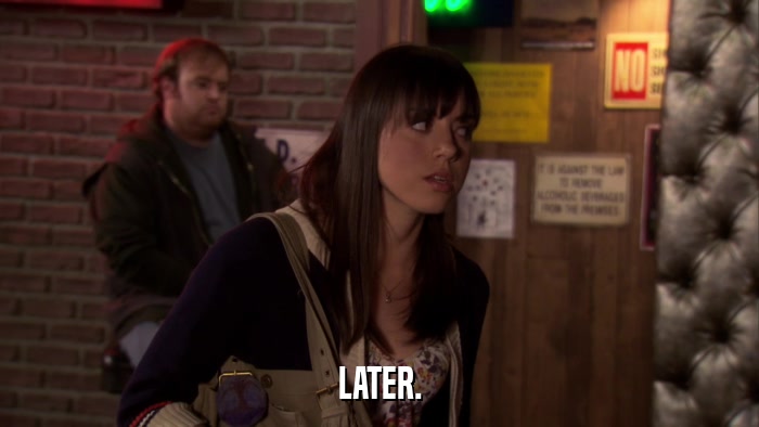 LATER.  