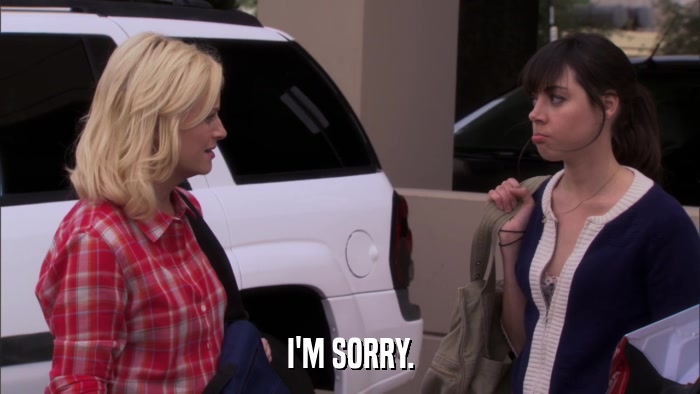 I'M SORRY.  