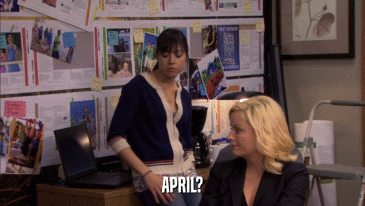 APRIL?  